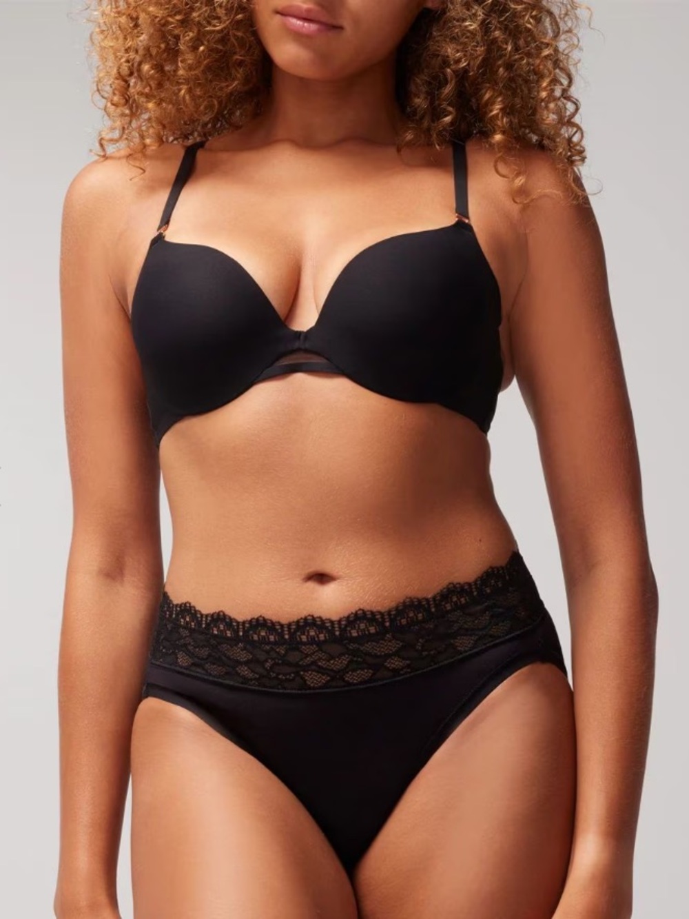 SOMA Embraceable Lace Waist High Leg Panty Bundle